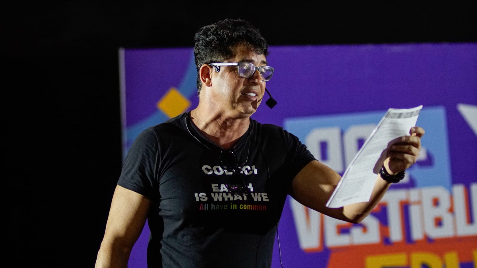 Professor Luiz André em aula - Foto 1